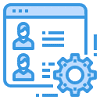 Field service CRM software dashboard with job and customer data